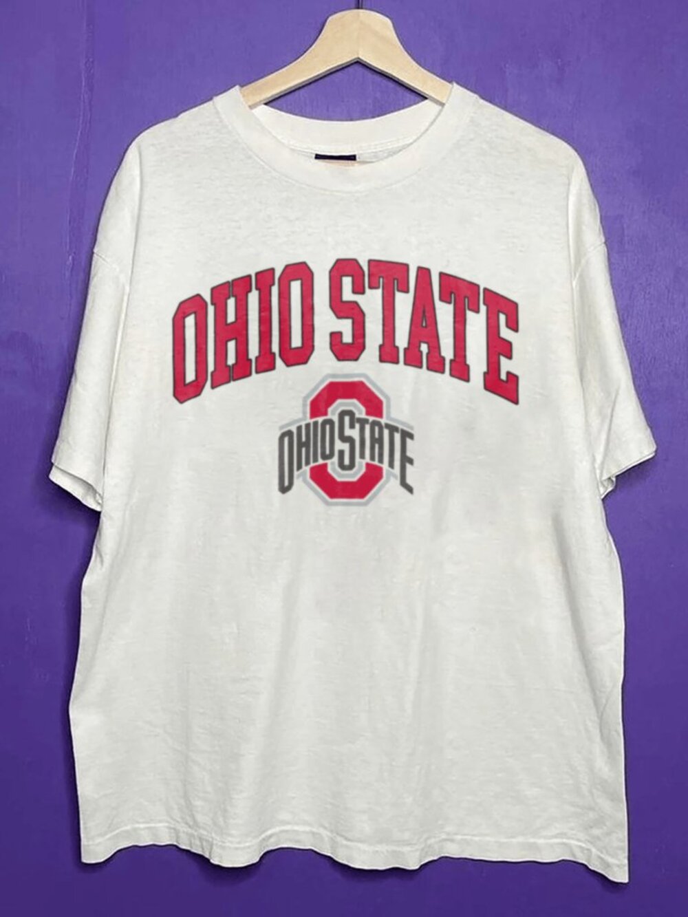 Vintage 90s Ohio State University Shirt, Ohio State Buckeyes Football Shirt Tee